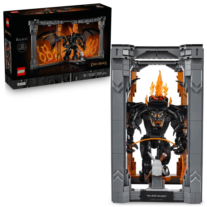 LEGO Pictogrammen - De Heer van de Ringen: Balrog boekenhoek (10367) in de groep SPEELGOED, KINDER- & BABYPRODUCTEN / Speelgoed / Bouwspeelgoed / Lego bij TP E-commerce Nordic AB (D27755)