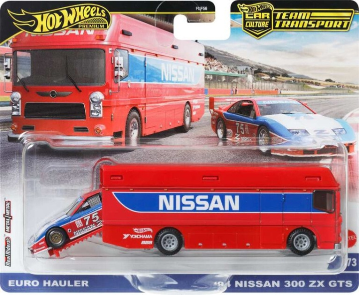Hot Wheels Team Transport Truck & Racewagen, cadeau voor raceverzamelaars (FLF56) in de groep SPEELGOED, KINDER- & BABYPRODUCTEN / Speelgoed / Speelgoedauto\'s bij TP E-commerce Nordic AB (D27762)