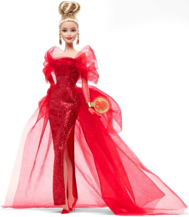 Barbie Mattel 80e verjaardag pop (JBJ17) in de groep SPEELGOED, KINDER- & BABYPRODUCTEN / Speelgoed / Docks & Accessoires bij TP E-commerce Nordic AB (D27781)