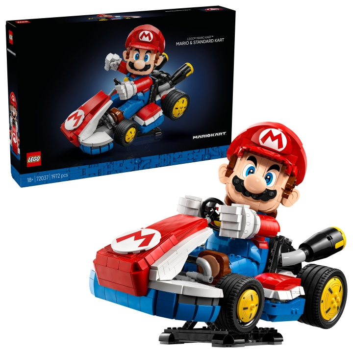 LEGO Super Mario - Mario Kart™: Mario & Standaard Kart (72037) in de groep SPEELGOED, KINDER- & BABYPRODUCTEN / Speelgoed / Bouwspeelgoed / Lego bij TP E-commerce Nordic AB (D27789)