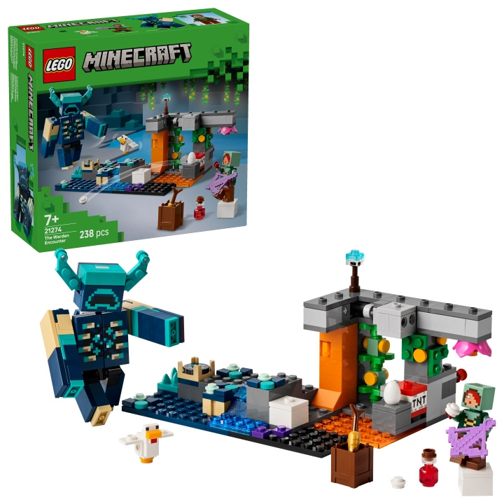 LEGO Minecraft - De Warden Encounter (21274) in de groep SPEELGOED, KINDER- & BABYPRODUCTEN / Speelgoed / Bouwspeelgoed / Lego bij TP E-commerce Nordic AB (D27825)