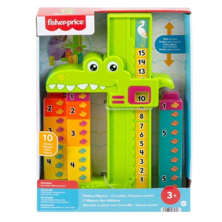 Fisher-Price Optellende krokodil (JCT13) in de groep SPEELGOED, KINDER- & BABYPRODUCTEN / Speelgoed / Speelset bij TP E-commerce Nordic AB (D27844)