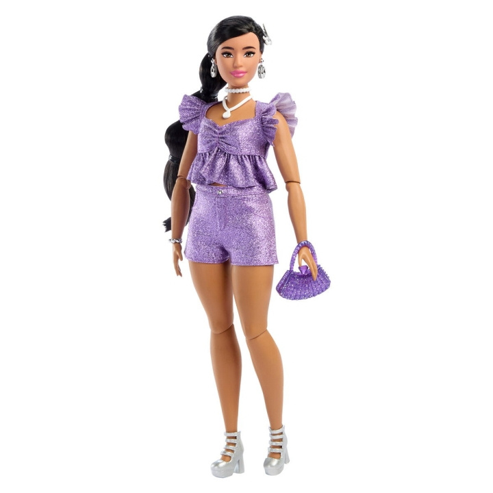 Barbie Deluxe stijl paarse korte broek indianenpop (JFP43) in de groep SPEELGOED, KINDER- & BABYPRODUCTEN / Speelgoed / Docks & Accessoires bij TP E-commerce Nordic AB (D27851)