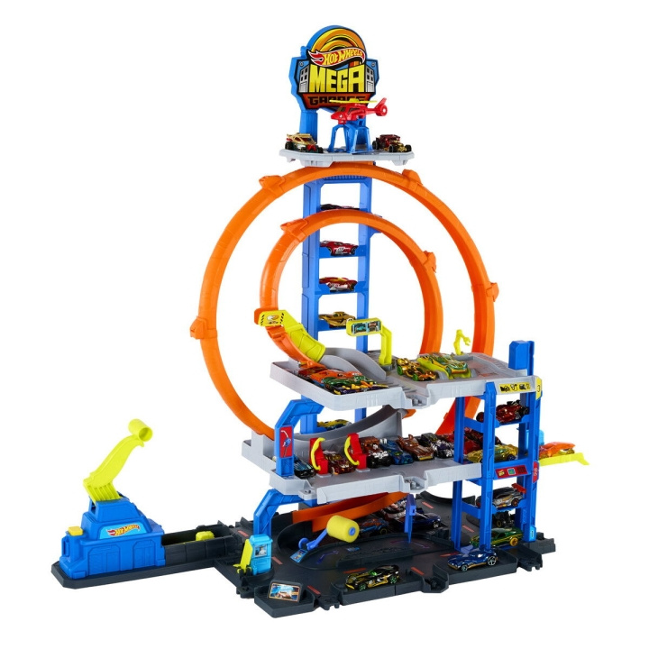 Hot Wheels City Mega Garage (JBM74) in de groep SPEELGOED, KINDER- & BABYPRODUCTEN / Speelgoed / Speelgoedauto\'s bij TP E-commerce Nordic AB (D27861)
