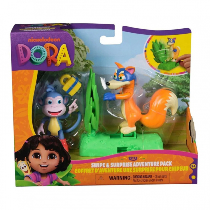 DORA De Ontdekkingsreiziger Adventure Pack - Boots & Swiper (6073672) in de groep SPEELGOED, KINDER- & BABYPRODUCTEN / Speelgoed / Figuren, Miniaturen & accessoires bij TP E-commerce Nordic AB (D27863)
