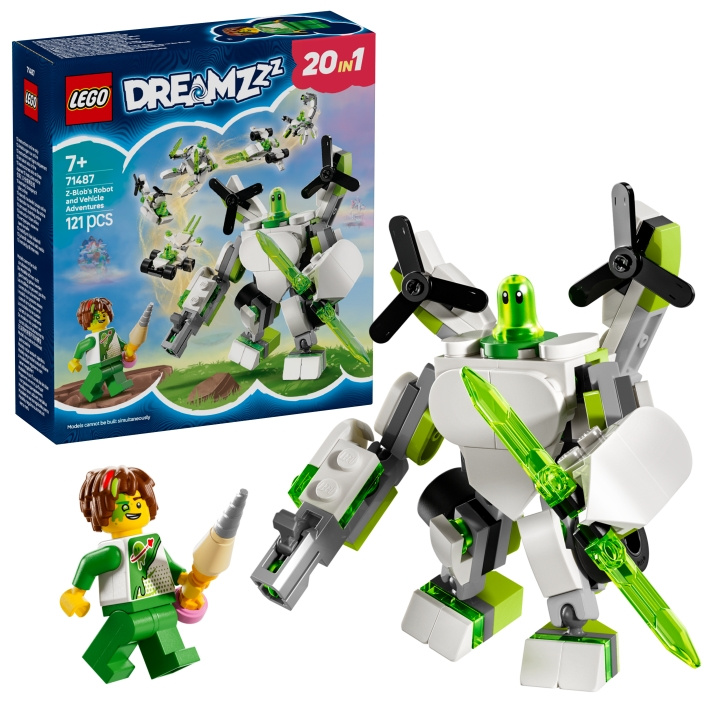 LEGO DREAMZzz - Z-Blob\'s Robot en Voertuig Avonturen (71487) in de groep SPEELGOED, KINDER- & BABYPRODUCTEN / Speelgoed / Bouwspeelgoed / Lego bij TP E-commerce Nordic AB (D27871)