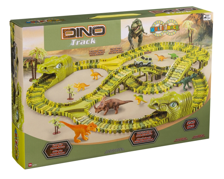 Dino Multitrack 240-delig (41763) in de groep SPEELGOED, KINDER- & BABYPRODUCTEN / Speelgoed / Speelgoedauto\'s bij TP E-commerce Nordic AB (D27878)