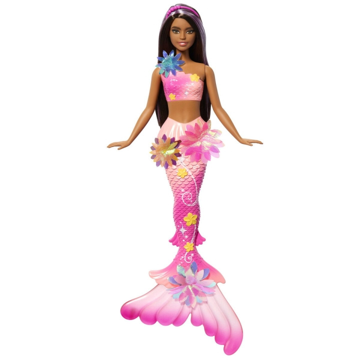 Barbie Blooming Magic Zwarte Zeemeermin Pop (JDM73) in de groep SPEELGOED, KINDER- & BABYPRODUCTEN / Speelgoed / Docks & Accessoires bij TP E-commerce Nordic AB (D27880)