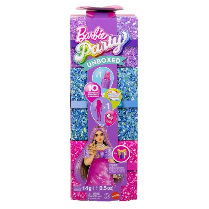 Barbie Glam Party Unboxed Pink Curvy Doll (JFY67) in de groep SPEELGOED, KINDER- & BABYPRODUCTEN / Speelgoed / Docks & Accessoires bij TP E-commerce Nordic AB (D27882)