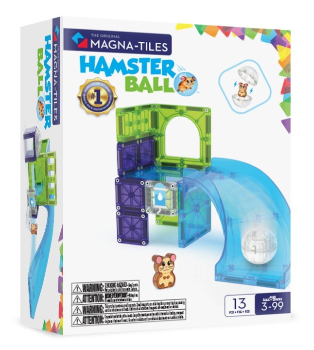 Magna Tiles MAGNA-TILES - Hamsterwiel 13 stuks (90358) in de groep SPEELGOED, KINDER- & BABYPRODUCTEN / Speelgoed / Bouwspeelgoed / Bouwblokken bij TP E-commerce Nordic AB (D27886)