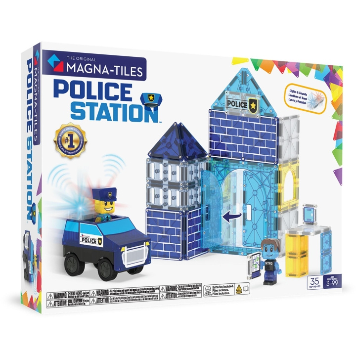 Magna Tiles MAGNA-TILES - Politiebureau 36 stuks (90352) in de groep SPEELGOED, KINDER- & BABYPRODUCTEN / Speelgoed / Bouwspeelgoed / Bouwblokken bij TP E-commerce Nordic AB (D27887)