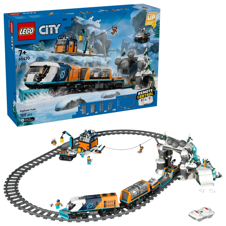 LEGO LEGO Stad - Explorers\' Arctic Polar Express Trein (60470) in de groep SPEELGOED, KINDER- & BABYPRODUCTEN / Speelgoed / Bouwspeelgoed / Lego bij TP E-commerce Nordic AB (D27888)