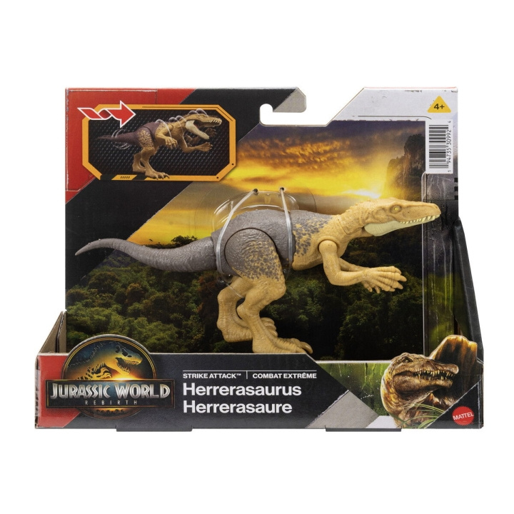 Jurassic World Wedergeboorte Aanval - Herrerasaurus in de groep SPEELGOED, KINDER- & BABYPRODUCTEN / Speelgoed / Figuren, Miniaturen & accessoires bij TP E-commerce Nordic AB (D27895)