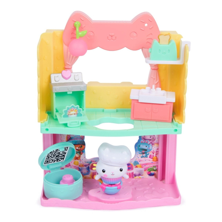 Gabby\'s Dollhouse Gabby\'s filmportaal kamers - Keuken (6074281) in de groep SPEELGOED, KINDER- & BABYPRODUCTEN / Speelgoed / Figuren, Miniaturen & accessoires bij TP E-commerce Nordic AB (D27921)