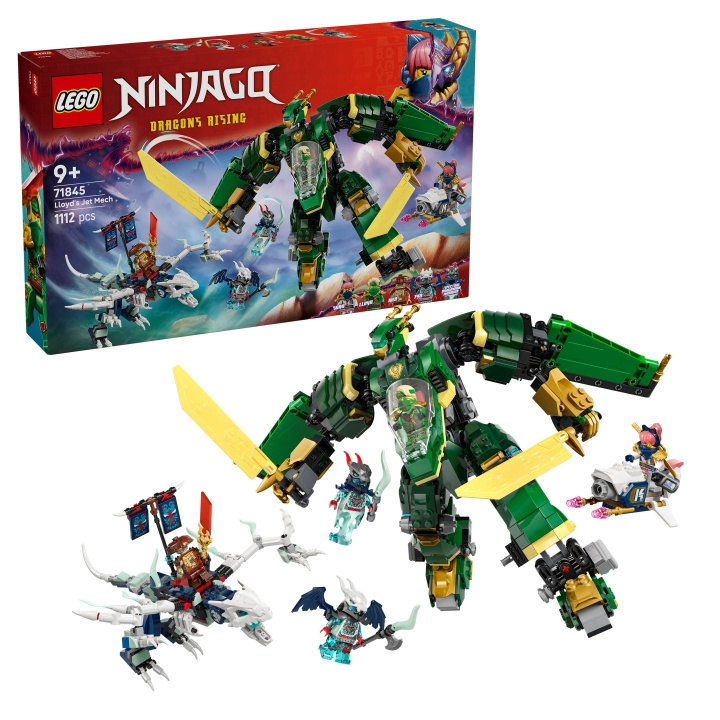 LEGO Ninjago - Lloyd\'s Jet Mech (71845) in de groep SPEELGOED, KINDER- & BABYPRODUCTEN / Speelgoed / Bouwspeelgoed / Lego bij TP E-commerce Nordic AB (D27937)