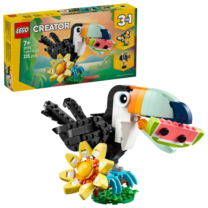 LEGO LEGO Schepper - Wilde dieren: Tropische toekan (31173) in de groep SPEELGOED, KINDER- & BABYPRODUCTEN / Speelgoed / Bouwspeelgoed / Lego bij TP E-commerce Nordic AB (D27953)