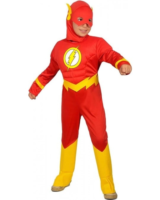 Ciao Kostuum - The Flash (135 cm) in de groep SPEELGOED, KINDER- & BABYPRODUCTEN / Speelgoed / Gemaskered kostuums bij TP E-commerce Nordic AB (D27967)