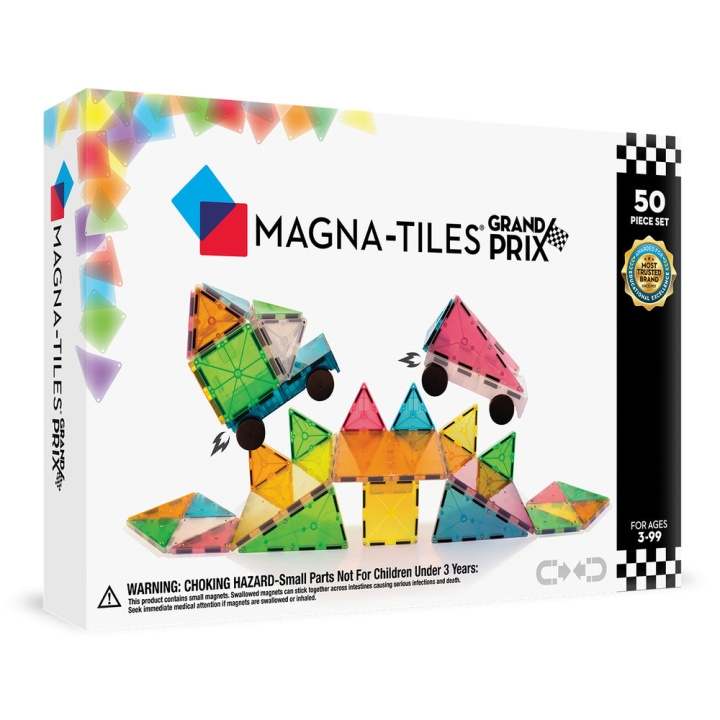 Magna Tiles Magna-tegels - Grand Prix Frost 50-delige set (90257) in de groep SPEELGOED, KINDER- & BABYPRODUCTEN / Speelgoed / Bouwspeelgoed / Bouwblokken bij TP E-commerce Nordic AB (D27993)
