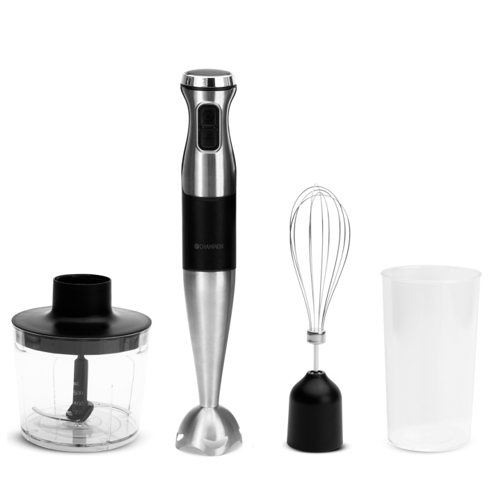 Champion Stavmixer MultiKit 1000W STM600 Rostfri/Svart in de groep HUISHOUDEN & TUIN / Huishoudelijke apparaten / Keukentools & -apparatuur / Staafmixers bij TP E-commerce Nordic AB (D28026)
