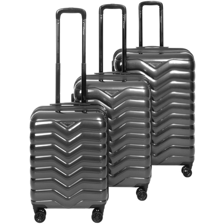 Cavalet Smygehuk Väskset 3st Grafit in de groep SPORT, VRIJE TIJD & HOBBY / Reisaccessoires / Koffers bij TP E-commerce Nordic AB (D28057)