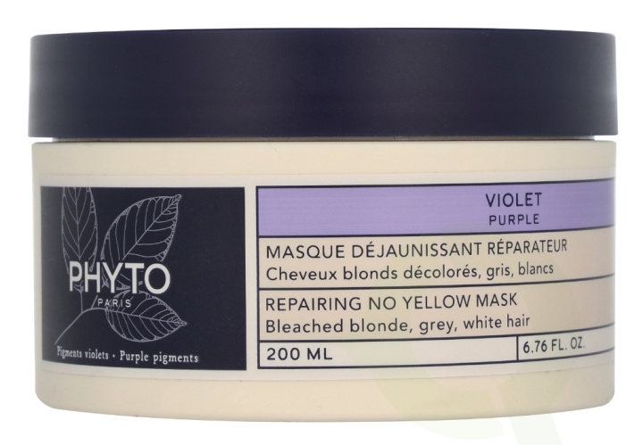 Phyto Phytoviolet Anti-Yellowing Mask 200 ml in de groep BEAUTY & HEALTH / Haar & Styling / Haarverzorging / Haarmasker bij TP E-commerce Nordic AB (D28098)