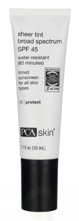 PCA Skin Sheer Tint Broad Spectrum SPF45 50 ml in de groep BEAUTY & HEALTH / Huidsverzorging / Zonnebank / Zonnebescherming bij TP E-commerce Nordic AB (D28166)
