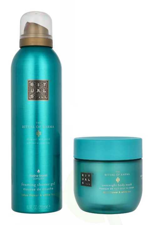 Rituals Karma Giftset 325 ml Overnight Body Mask 125 ml/Foaming Shower Gel 200 ml in de groep BEAUTY & HEALTH / Cadeausets / Cadeausets voor haar bij TP E-commerce Nordic AB (D28207)