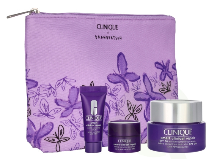 Clinique Smart Clinical Repair Serum Anti-Aging Giftset 65 ml Cream 50 ml/Serum 10 ml/Eye Cream 5 ml in de groep BEAUTY & HEALTH / Huidsverzorging / Gezicht / Huidserum bij TP E-commerce Nordic AB (D28294)