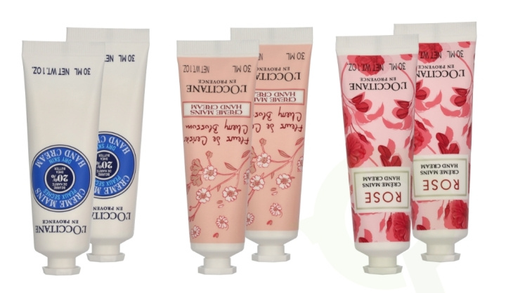 L\'Occitane Best Of Provence Set 180 ml Hand Cream 30ml - 2x Cherry Blossom/2x Rose Reines/2x Shea Butter in de groep BEAUTY & HEALTH / Huidsverzorging / Gezicht / Dagcrème bij TP E-commerce Nordic AB (D28304)