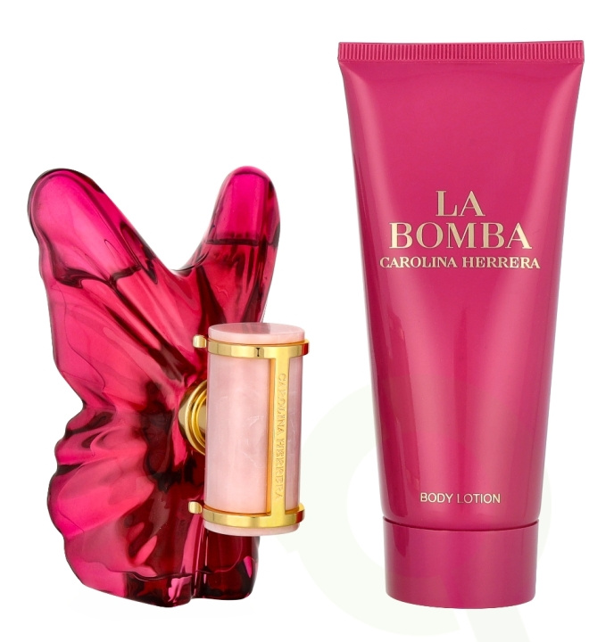 Carolina Herrera La Bomba Set 150 ml Edp Spray 50ml/Body Lotion 100ml in de groep BEAUTY & HEALTH / Geuren & Parfum / Parfum / Parfumdoosjes bij TP E-commerce Nordic AB (D28306)