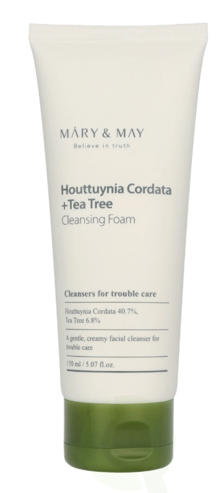 Mary & May Houttuynia Cordata +Tea Tree Cleansing Foam 150 ml in de groep BEAUTY & HEALTH / Huidsverzorging / Gezicht / Schoonmaak bij TP E-commerce Nordic AB (D28321)
