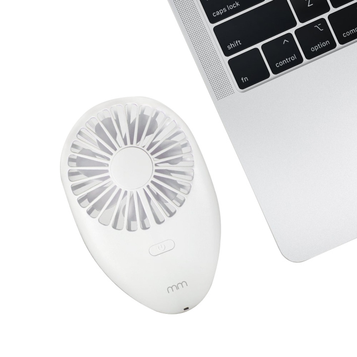 MikaMax Draagbare handventilator - Wit in de groep SPORT, VRIJE TIJD & HOBBY / Leuke dingen / Leuke dingen bij TP E-commerce Nordic AB (D28381)