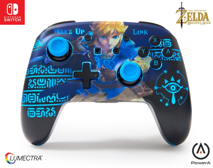 PowerA Verbeterde draadloze controller met Lumectra - Wake Up Link (Nintendo Switch) in de groep HOME ELECTRONICS / Spelconsoles en accessoires / Nintendo Switch bij TP E-commerce Nordic AB (D28385)