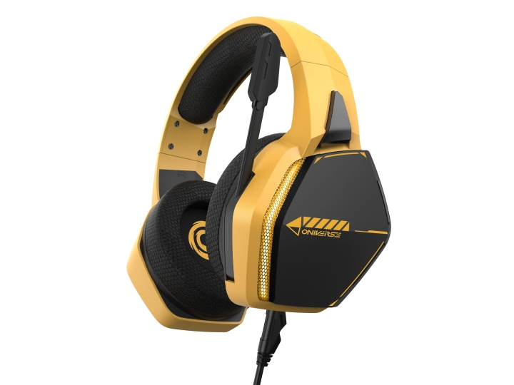 Oniverse Gamingheadset Nebula - Zonnevuur Geel in de groep COMPUTERS & RANDAPPARATUUR / GAMING / Koptelefoon bij TP E-commerce Nordic AB (D28403)
