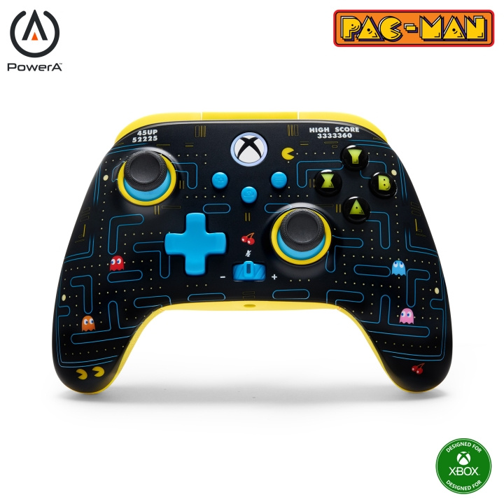 PowerA Draadloze controller voor Xbox X - S - PAC-MAN SE in de groep HOME ELECTRONICS / Spelconsoles en accessoires / Xbox Series X bij TP E-commerce Nordic AB (D28410)