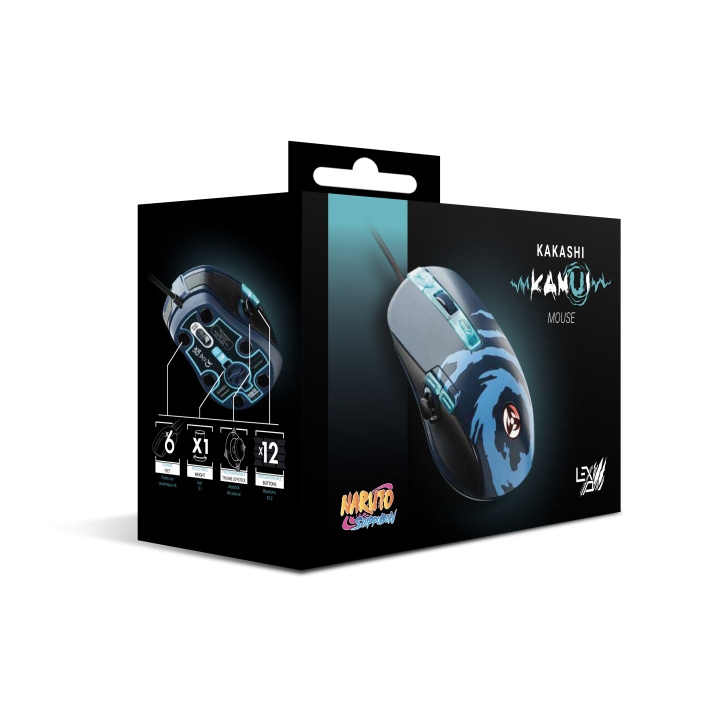 Lexip Kakashi muis ontwerp door Tsume - Naruto Shippuden in de groep COMPUTERS & RANDAPPARATUUR / GAMING / Muizen bij TP E-commerce Nordic AB (D28418)