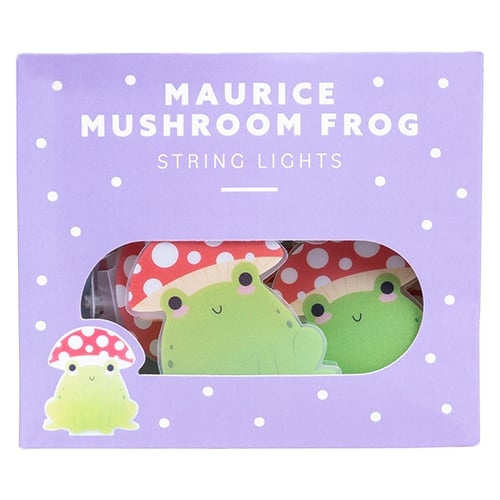 Fizz Creations Maurice Paddestoel Kikker String Light - Groen, Rood, Wit in de groep HOME ELECTRONICS / Verlichting / LED strips bij TP E-commerce Nordic AB (D28437)