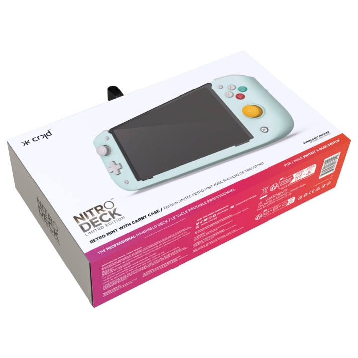 Cracked CRKD Nitro Deck Retro - Mint in de groep HOME ELECTRONICS / Spelconsoles en accessoires / Nintendo Switch bij TP E-commerce Nordic AB (D28439)