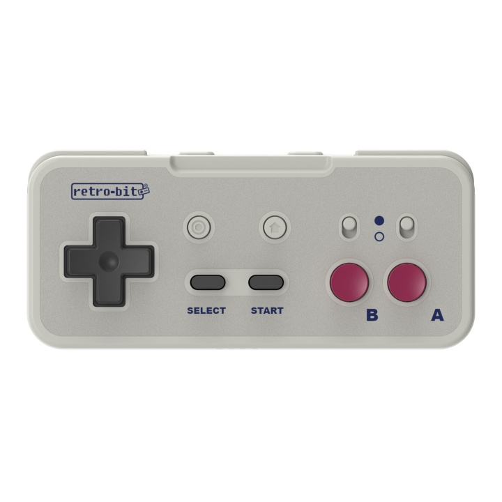 Retro-Bit Origin8 2.4G Pad NS, NES - Grijs in de groep HOME ELECTRONICS / Spelconsoles en accessoires / Nintendo Entertainment System (NES, 8-bit) bij TP E-commerce Nordic AB (D28441)