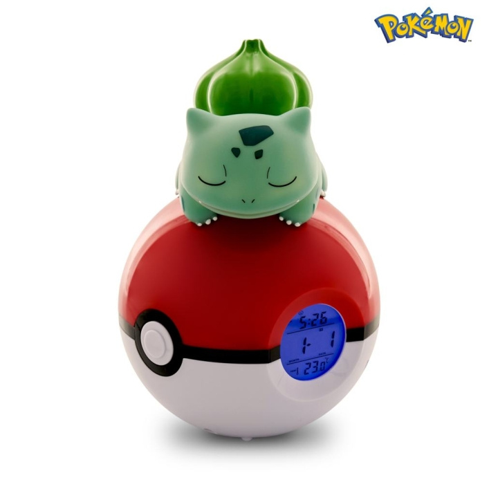 Nemesis Now Pokémon Bulbasaur Lichtgevende FM Wekker in de groep HUISHOUDEN & TUIN / Horloges & Tellers / Wekkers bij TP E-commerce Nordic AB (D28457)