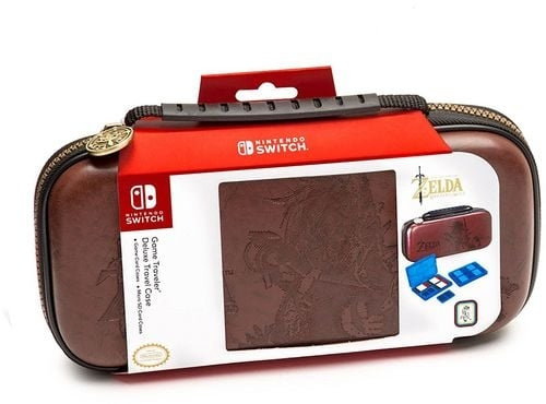 Nintendo Switch Deluxe Reistas - Zelda (Bruin) in de groep HOME ELECTRONICS / Spelconsoles en accessoires / Nintendo Switch 2 bij TP E-commerce Nordic AB (D28503)