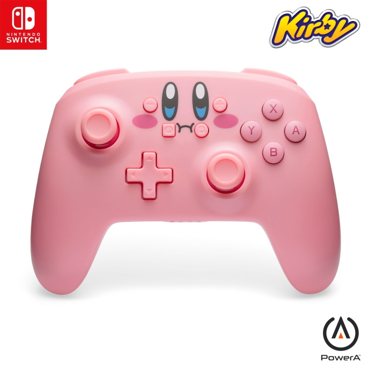 PowerA Draadloze controller - Kirby Mondvol/Nintendo Switch in de groep HOME ELECTRONICS / Spelconsoles en accessoires / Nintendo Switch bij TP E-commerce Nordic AB (D28550)