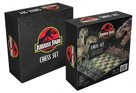 Noble Collection Jurassic Park schaakspel in de groep SPORT, VRIJE TIJD & HOBBY / Leuke dingen / Verzamelobjecten bij TP E-commerce Nordic AB (D28554)