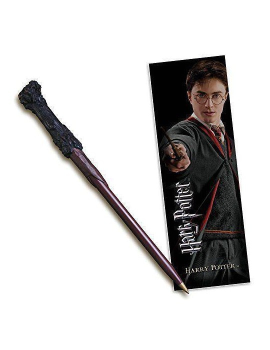 Noble Collection Harry Potter Toverstaf Pen & Bladwijzer in de groep SPORT, VRIJE TIJD & HOBBY / Leuke dingen / Verzamelobjecten bij TP E-commerce Nordic AB (D28558)