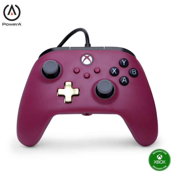 PowerA Advantage Plus bedrade controller - Ruby/ Xbox Series X in de groep HOME ELECTRONICS / Spelconsoles en accessoires / Xbox Series X bij TP E-commerce Nordic AB (D28562)