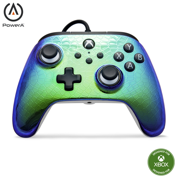 PowerA Advantage Bedrade Controller - Raptor Chrome/ Xbox Series X in de groep HOME ELECTRONICS / Spelconsoles en accessoires / Xbox Series X bij TP E-commerce Nordic AB (D28569)