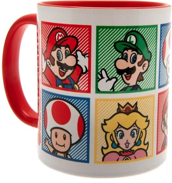 Pyramid International SUPER MARIO ROOD GEKLEURDE BINNENMOK in de groep SPORT, VRIJE TIJD & HOBBY / Leuke dingen / Bekers bij TP E-commerce Nordic AB (D28595)