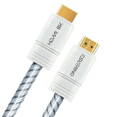 Oniverse 8K HDMI kabel - Wit in de groep HOME ELECTRONICS / Kabels & Adapters / HDMI bij TP E-commerce Nordic AB (D28598)