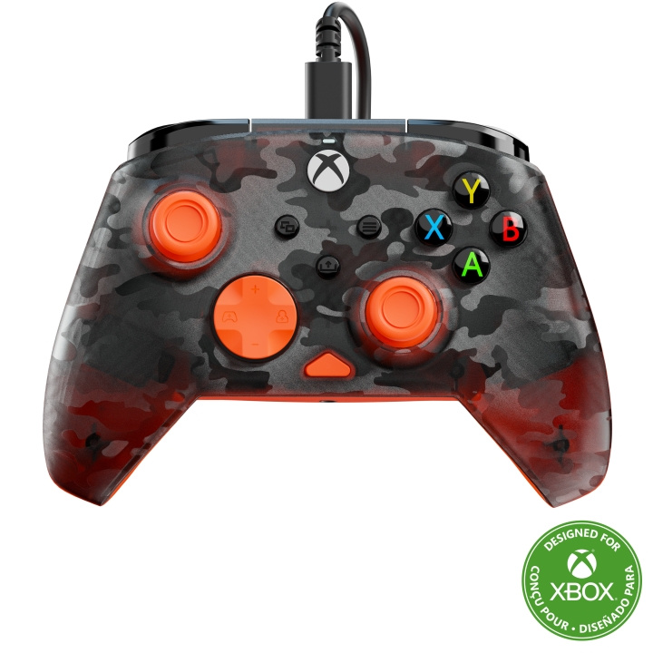 Turtle Beach ® Rematch™ Core - Ghost Zwart Camo/Oranje in de groep HOME ELECTRONICS / Spelconsoles en accessoires / Xbox Series X bij TP E-commerce Nordic AB (D28661)