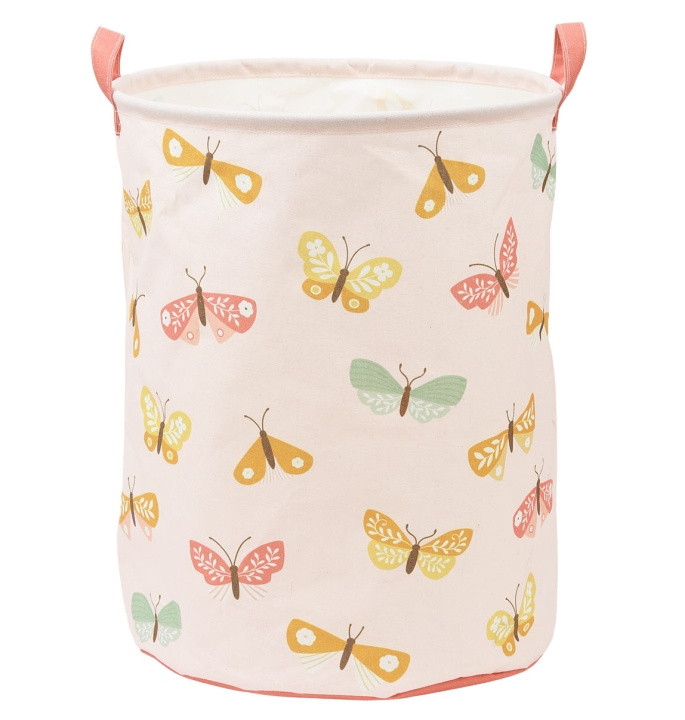 A little lovely company Opbergzak - Boterﬂies - 40 x 50 x 40 cm in de groep SPEELGOED, KINDER- & BABYPRODUCTEN / Kinderkamer / Opslag bij TP E-commerce Nordic AB (D28671)